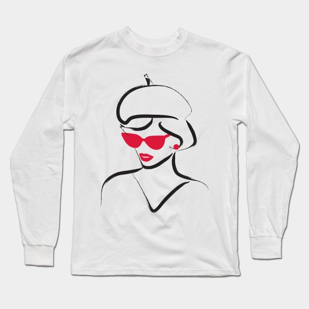 Lady boos Long Sleeve T-Shirt by Diusse